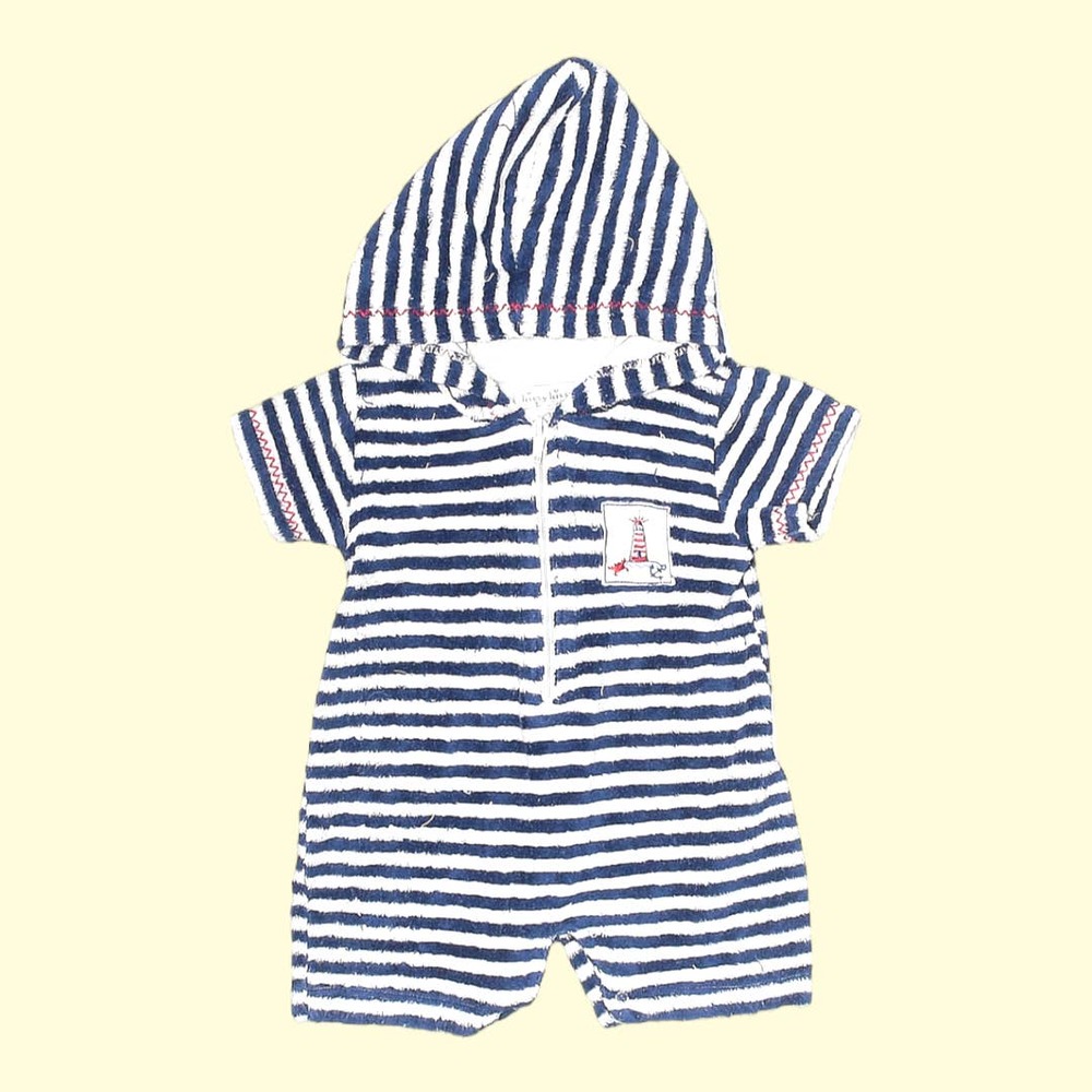 Kissy kissy Toweling Hoded Striped One Piece